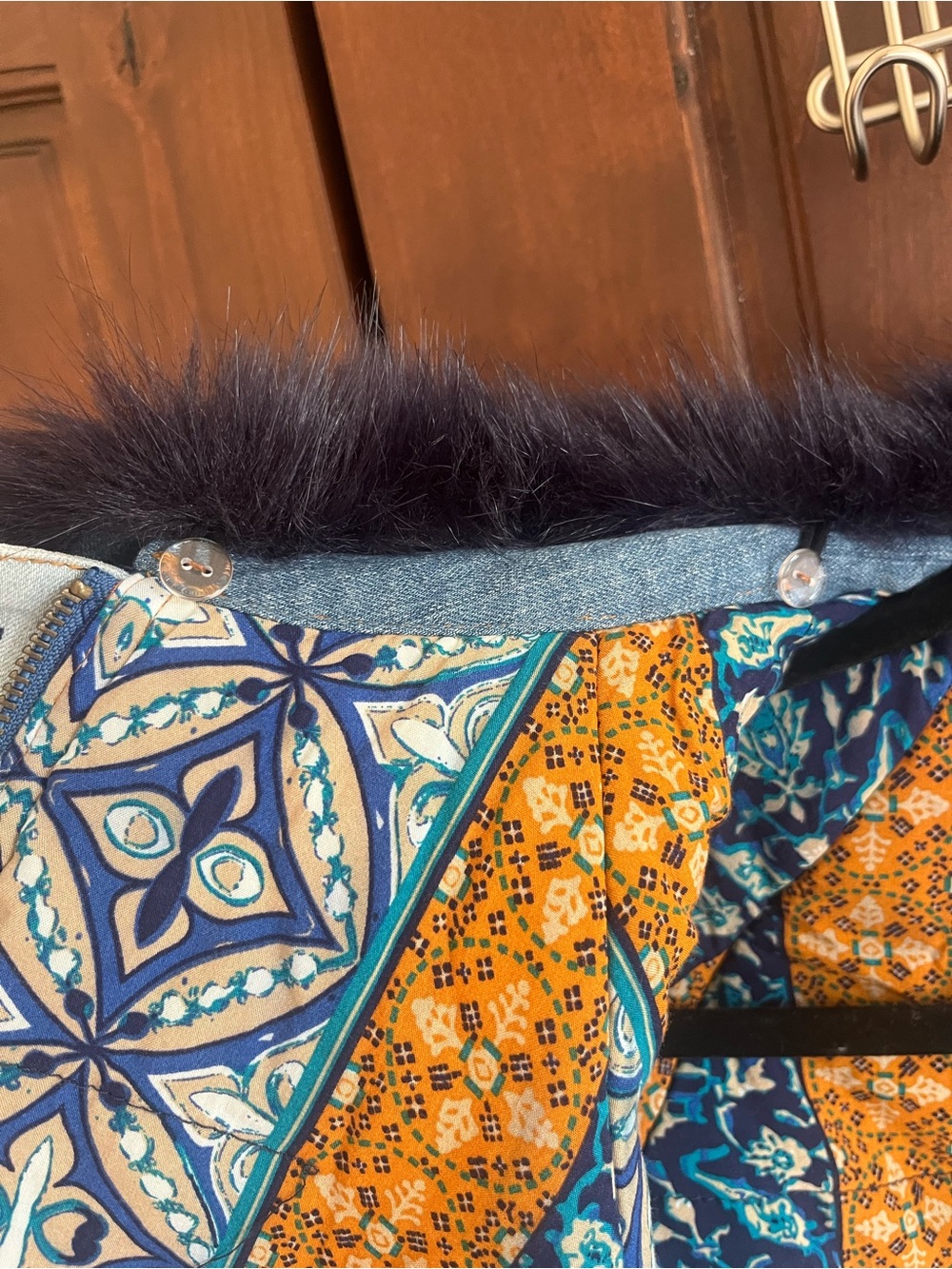 FATE Patchwork Demin Jacket - Picture 6 of 8